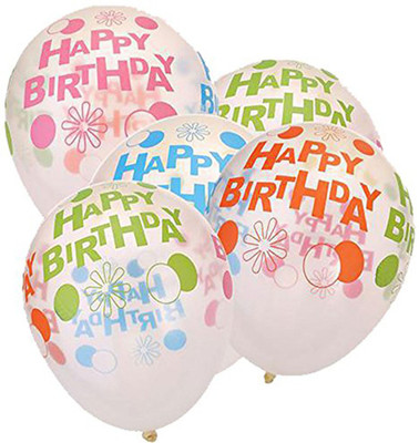 PARTY PROPZ Printed HAPPY BIRTHDAY MULTI COLOR TRANSPARENT BALLOONS SET OF 10/ Balloon(Multicolor, Pack of 10)
PARTY PROPZ Printed HAPPY BIRTHDAY MULTI COLOR TRANSPARENT BALLOONS SET OF 10/ Balloon(Multicolor, Pack of 10)
