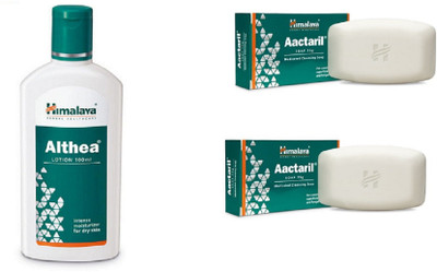 Himalaya Althea Intense moisturizer for dry skin with 2 AACTARIL MEDICATED(Set of 3)