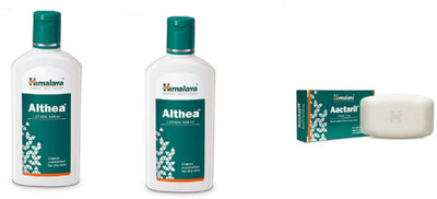 Himalaya 2 Intense moisturizer for dry skin with 1 AACTARIL soap(Set of 3)