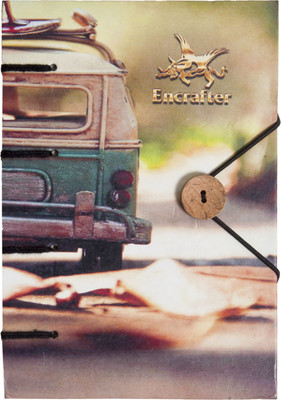 Encrafter A5 Diary(handmade, Multicolor)