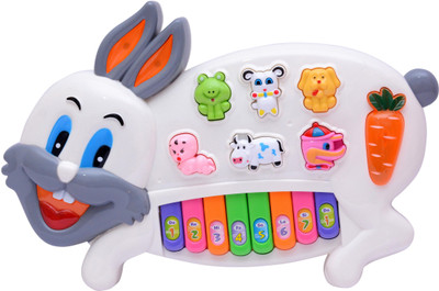 Tingoking Rabbits Piano Multi Musical Instruments(Multicolor)