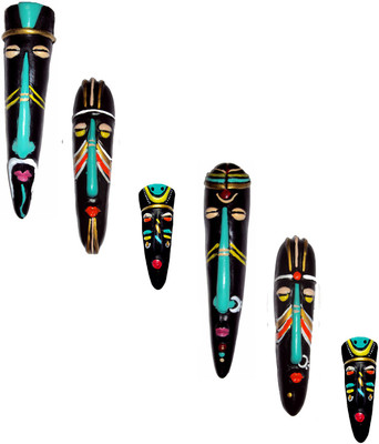 Hand Artz Home Decorative Terracotta Wall Hanging Multicolour Hawaian Mask Pair Combo Decorative Showpiece - 25.5 cm(Terracotta, Multicolor)
Hand Artz Home Decorative Terracotta Wall Hanging Multicolour Hawaian Mask Pair Combo Decorative Showpiece - 25.5 cm(Terracotta, Multicolor)