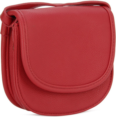 Forever 21 Women Casual Red PU Sling Bag