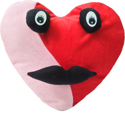 Aparshi Designer heart stuffed soft cushion toy HTDD16 - 70 cm(Multicolor)