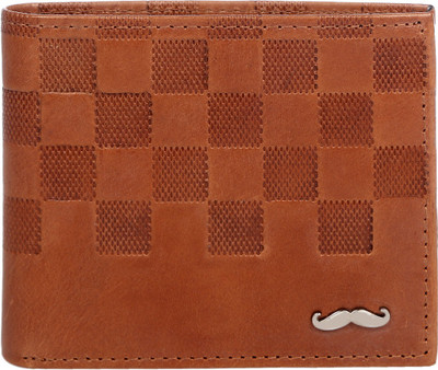 Swag Men Brown Genuine Leather Wallet(11 Card Slots)