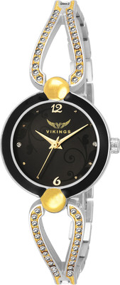 VIKINGS LADIES VK-LR-020-BLK-GLD-TWO TONE ANALOG WATCH TWO TONE Watch - For Girls
VIKINGS LADIES VK-LR-020-BLK-GLD-TWO TONE ANALOG WATCH TWO TONE Watch - For Girls