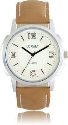 LOREM New LR16 Brown Leather Boys Watch - For Men