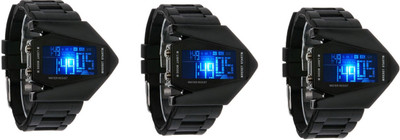 COSMIC SET OF 3 LED Aircraft Model wrist watch with 7 light Watch - For Boys
COSMIC SET OF 3 LED Aircraft Model wrist watch with 7 light Watch - For Boys