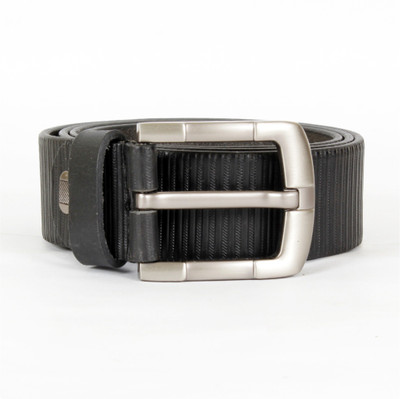 Kelvin Planck Men Formal Black Genuine Leather Belt, Z black