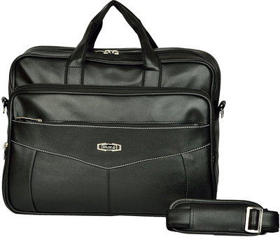 ZIPLINE 15.6 inch Laptop Messenger Bag(Black)