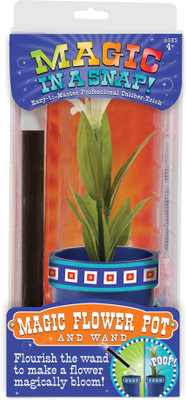 Melissa & Doug Magic in a Snap Magic Flower Pot and Wand(Multicolor)