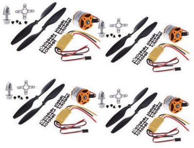 Robodo 4 x Brushless Motor + 4 x 30A ESC + 4 Propeller Combo Kit for Quadcopter F450(Multicolor)
Robodo 4 x Brushless Motor + 4 x 30A ESC + 4 Propeller Combo Kit for Quadcopter F450(Multicolor)