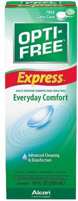 OPTILENS EXPRESS SOFT LENS SOLUTION MULTI PURPOSE CLEANING SOLUTION(300 ml)