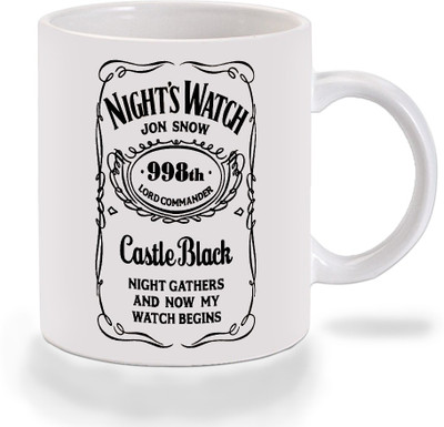 Mooch Wale Game Of Thrones Nights Watch Castle Black Brand Ceramic Mug(325 ml), Multicolor
Mooch Wale Game Of Thrones Nights Watch Castle Black Brand Ceramic Mug(325 ml), Multicolor