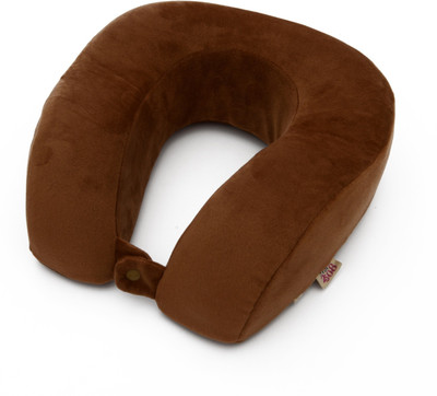 Store2508 Memory foam Neck Pillow(BROWN)