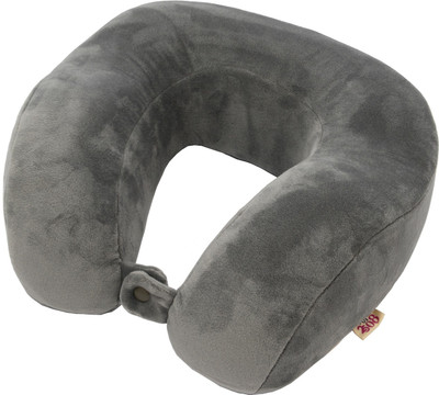 Store2508 Memory foam Neck Pillow(GREY)