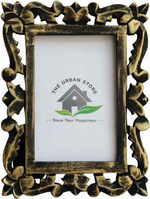The Urban Store Wood Photo Frame(Gold, 1 Photos)