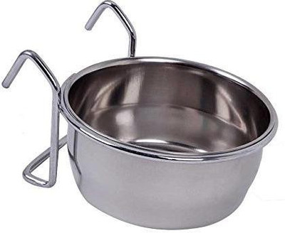 Pets Empire Stainless Steel Birds Coop Cup Feeder Bowl With Hook Holder (200) round Steel Pet Bowl(200 ml Silver)
Pets Empire Stainless Steel Birds Coop Cup Feeder Bowl With Hook Holder (200) round Steel Pet Bowl(200 ml Silver)