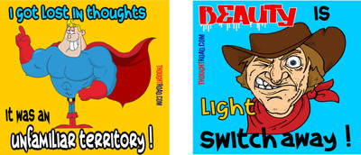 SWITCHAWAY UNFAMILIAR TERRITORY Paper Print(12 inch X 12 inch, Rolled)
