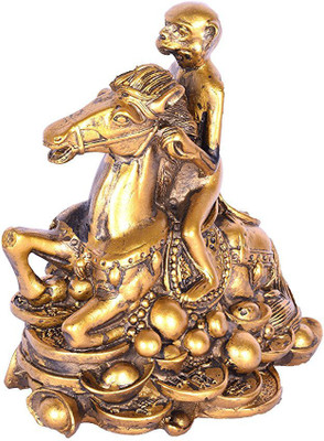 Vyne fengshui Dragon shape horse on Coins for Wealth and Prosperity Decorative Showpiece - 8 cm(Polyresin, Gold)
Vyne fengshui Dragon shape horse on Coins for Wealth and Prosperity Decorative Showpiece - 8 cm(Polyresin, Gold)