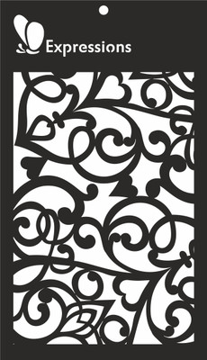 expressions craft stamps Flourish EST6013 Hand made Design Stencil(Pack of 1, Art Stencil)
expressions craft stamps Flourish EST6013 Hand made Design Stencil(Pack of 1, Art Stencil)