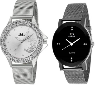 R S Original DIWALI DHAMAKA OFFER GIRLS SET OF 2 WHITE & BLACK RSO-102 Series Watch - For Women
R S Original DIWALI DHAMAKA OFFER GIRLS SET OF 2 WHITE & BLACK RSO-102 Series Watch - For Women