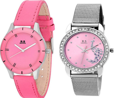 R S Original DIWALI DHAMAKA OFFER GIRLS SET OF 2 PINK & PINK RSO-104 Series Watch - For Women
R S Original DIWALI DHAMAKA OFFER GIRLS SET OF 2 PINK & PINK RSO-104 Series Watch - For Women
