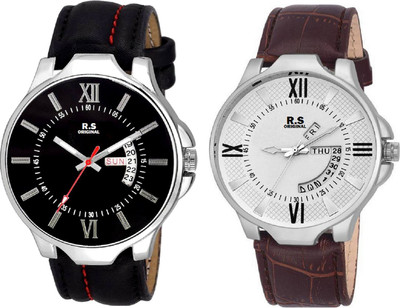 R S Original DIWALI DHAMAKA OFFER DATE & TIME BOYS SET OF 2 BLACK & WHITE RSO-119 SERIES Watch - For Men
R S Original DIWALI DHAMAKA OFFER DATE & TIME BOYS SET OF 2 BLACK & WHITE RSO-119 SERIES Watch - For Men