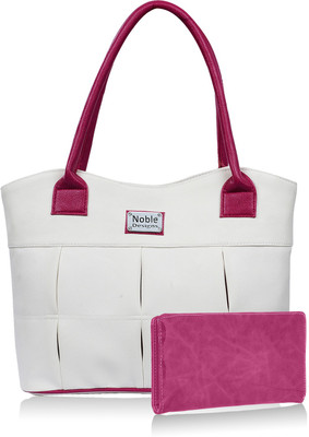 Noble Designs Shoulder Bag(White)