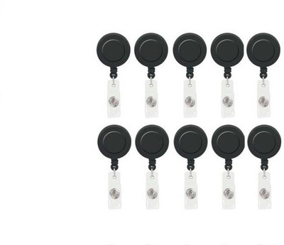 Art Craft Plastic ID Badge Reel(Pack of 10)