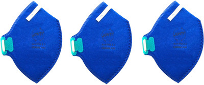 Jonty N95 PM2.5 Ativated Carbon Face Mask with Breathing Valves (Blue, Pack of 3) Mask
Jonty N95 PM2.5 Ativated Carbon Face Mask with Breathing Valves (Blue, Pack of 3) Mask