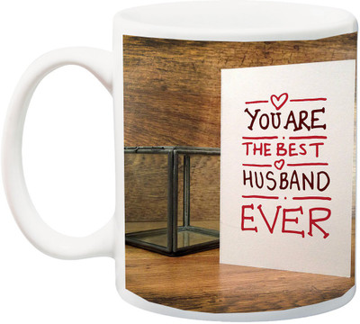 Stylotrendz You are the best husband ever perfect gift for karva chauth Ceramic Mug(325 ml), White
Stylotrendz You are the best husband ever perfect gift for karva chauth Ceramic Mug(325 ml), White