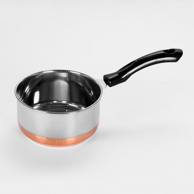 Sumeet Stainless Steel Copper Bottom No. 10 ( 1.2 Liters) Sauce Sauce Pan 15 cm diameter(Stainless Steel), Silver
Sumeet Stainless Steel Copper Bottom No. 10 ( 1.2 Liters) Sauce Sauce Pan 15 cm diameter(Stainless Steel), Silver
