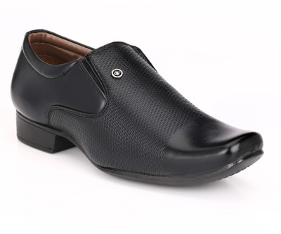 John Karsun Men's Formal Slip On For Men(Black