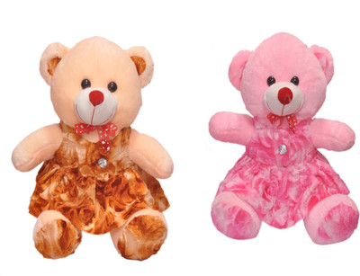 Kashish Trading Company Beautiful Brown And Pink Doll (30 CM ) - 12 inch(Brown, Pink)