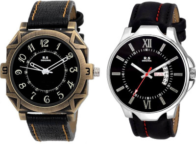 R S Original DIWALI DHAMAKA OFFER BOYS DATE & TIME SET OF 2 BLACK & BLACK RSO-184 Watch - For Men
R S Original DIWALI DHAMAKA OFFER BOYS DATE & TIME SET OF 2 BLACK & BLACK RSO-184 Watch - For Men