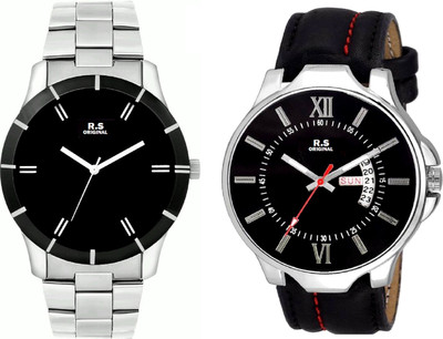 R S Original DIWALI DHAMAKA OFFER BOYS DATE & TIME SET OF 2 BLACK & BLACK RSO-180 Watch - For Men
R S Original DIWALI DHAMAKA OFFER BOYS DATE & TIME SET OF 2 BLACK & BLACK RSO-180 Watch - For Men