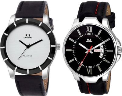 R S Original DIWALI DHAMAKA OFFER BOYS DATE & TIME SET OF 2 WHITE & BLACK RSO-76 series Watch - For Men
R S Original DIWALI DHAMAKA OFFER BOYS DATE & TIME SET OF 2 WHITE & BLACK RSO-76 series Watch - For Men