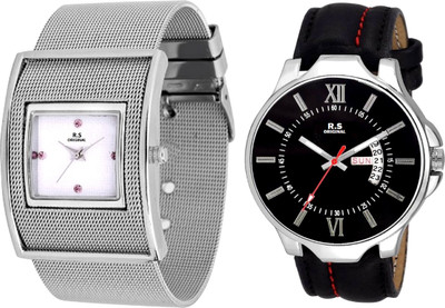 R S Original DIWALI DHAMAKA OFFER BOYS DATE & TIME SET OF 2 WHITE & BLACK RSO-71 series Watch - For Men
R S Original DIWALI DHAMAKA OFFER BOYS DATE & TIME SET OF 2 WHITE & BLACK RSO-71 series Watch - For Men
