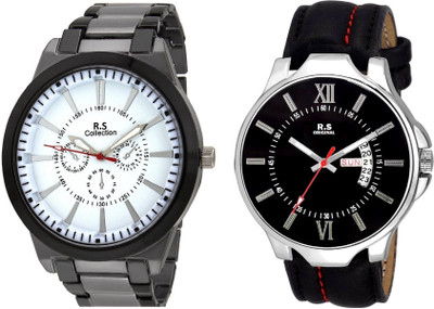 R S Original DIWALI DHAMAKA OFFER BOYS DATE & TIME SET OF 2 WHITE & BLACK RSO-176 Watch - For Men
R S Original DIWALI DHAMAKA OFFER BOYS DATE & TIME SET OF 2 WHITE & BLACK RSO-176 Watch - For Men