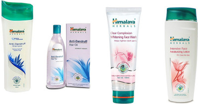 Himalaya Anti Dandruff Shampoo, Anti Hair Fall Hair Oil, Clear Complexion Whitening Face Wash, Intensive Face Moisturizing Lotion(Set of 4)
Himalaya Anti Dandruff Shampoo, Anti Hair Fall Hair Oil, Clear Complexion Whitening Face Wash, Intensive Face Moisturizing Lotion(Set of 4)
