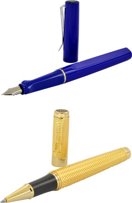 Talesara Golden Dragon Royal Collection Luxury 2 Pcs. Gift Set Roller Ball Pen and Fountain Pen(Pack of 2)
Talesara Golden Dragon Royal Collection Luxury 2 Pcs. Gift Set Roller Ball Pen and Fountain Pen(Pack of 2)