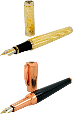 Talesara Golden Dragon Rose Gold Royal Collection Luxury 2 Pcs. Gift Set Fountain Pen(Pack of 2)
Talesara Golden Dragon Rose Gold Royal Collection Luxury 2 Pcs. Gift Set Fountain Pen(Pack of 2)