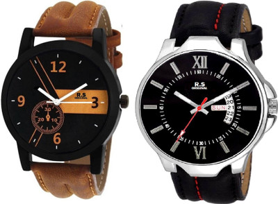 R S Original DIWALI DHAMAKA OFFER BOYS DATE & TIME SET OF 2 BLACK & BLACK RSO-56 series Watch - For Men
R S Original DIWALI DHAMAKA OFFER BOYS DATE & TIME SET OF 2 BLACK & BLACK RSO-56 series Watch - For Men