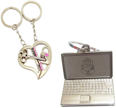 MGP Fashoin Metallic Silver Couple Romentic Gift With Laptop Key Chain No. 298 Key Chain(Multicolor)
MGP Fashoin Metallic Silver Couple Romentic Gift With Laptop Key Chain No. 298 Key Chain(Multicolor)