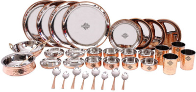 IndianArtVila Steel Copper 36 Piece Dinner Set Pack of 36 Dinner Set(Steel, Copper)
IndianArtVila Steel Copper 36 Piece Dinner Set Pack of 36 Dinner Set(Steel, Copper)