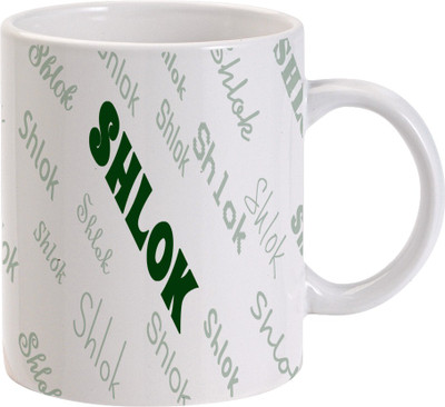 Maison N Mode Shlok Grn Colour Coffee mug Ceramic Mug(330 ml), Multicolor