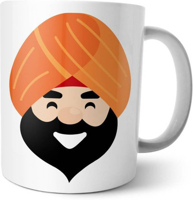 ME&YOU Gifts for Brother Bro Bhai On Birthday Rakhi; Only Veerji Da (IDuplicate26) Printed Ceramic Mug(325 ml), Multicolor
ME&YOU Gifts for Brother Bro Bhai On Birthday Rakhi; Only Veerji Da (IDuplicate26) Printed Ceramic Mug(325 ml), Multicolor