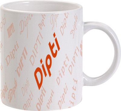 Maison N Mode Dipti Brn Colour Coffee Ceramic Mug(330 ml), Multicolor