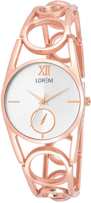 LOREM New LR213 Rose Gold Metal Chronograph Pattern Bracelet Girls Watch - For Women
LOREM New LR213 Rose Gold Metal Chronograph Pattern Bracelet Girls Watch - For Women